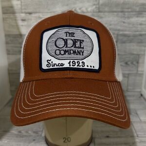 The odee company orange trucker baseball cap hat